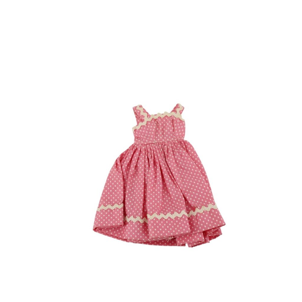 Vogue Jill Doll Pink Polka Dot Sun Dress 7401 Vintage Cotton 94259